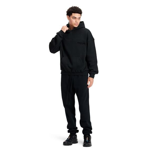 Essentials Fear of God Men's SS22 Jogger Sweatpants Black Stretch Limo Authentic - Picture 6 of 13